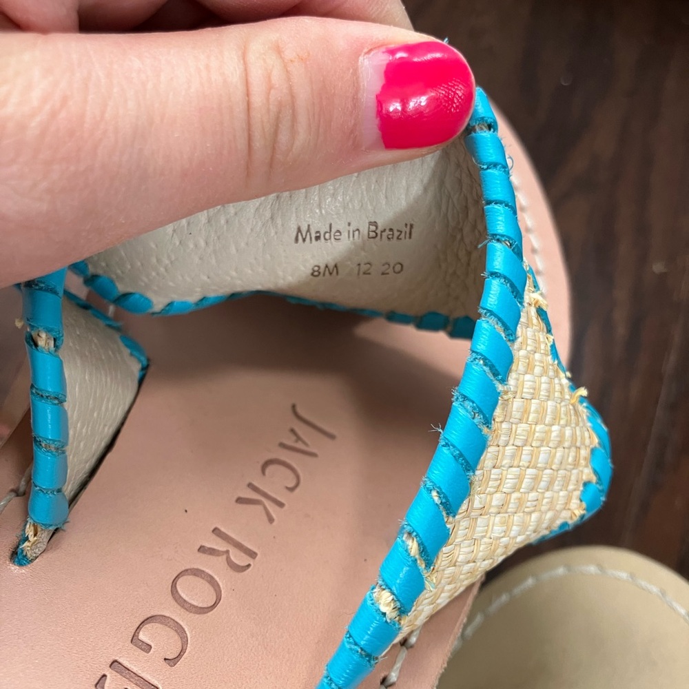Jack Rogers Turquoise Sandals - Picture 6 of 7